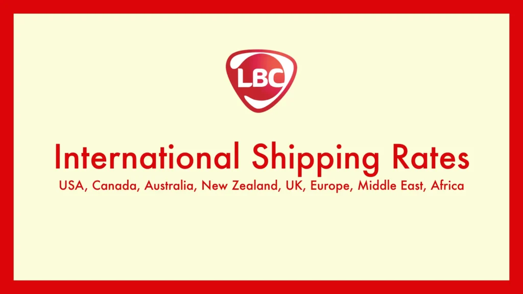 LBC Express International Shipping Rates Background