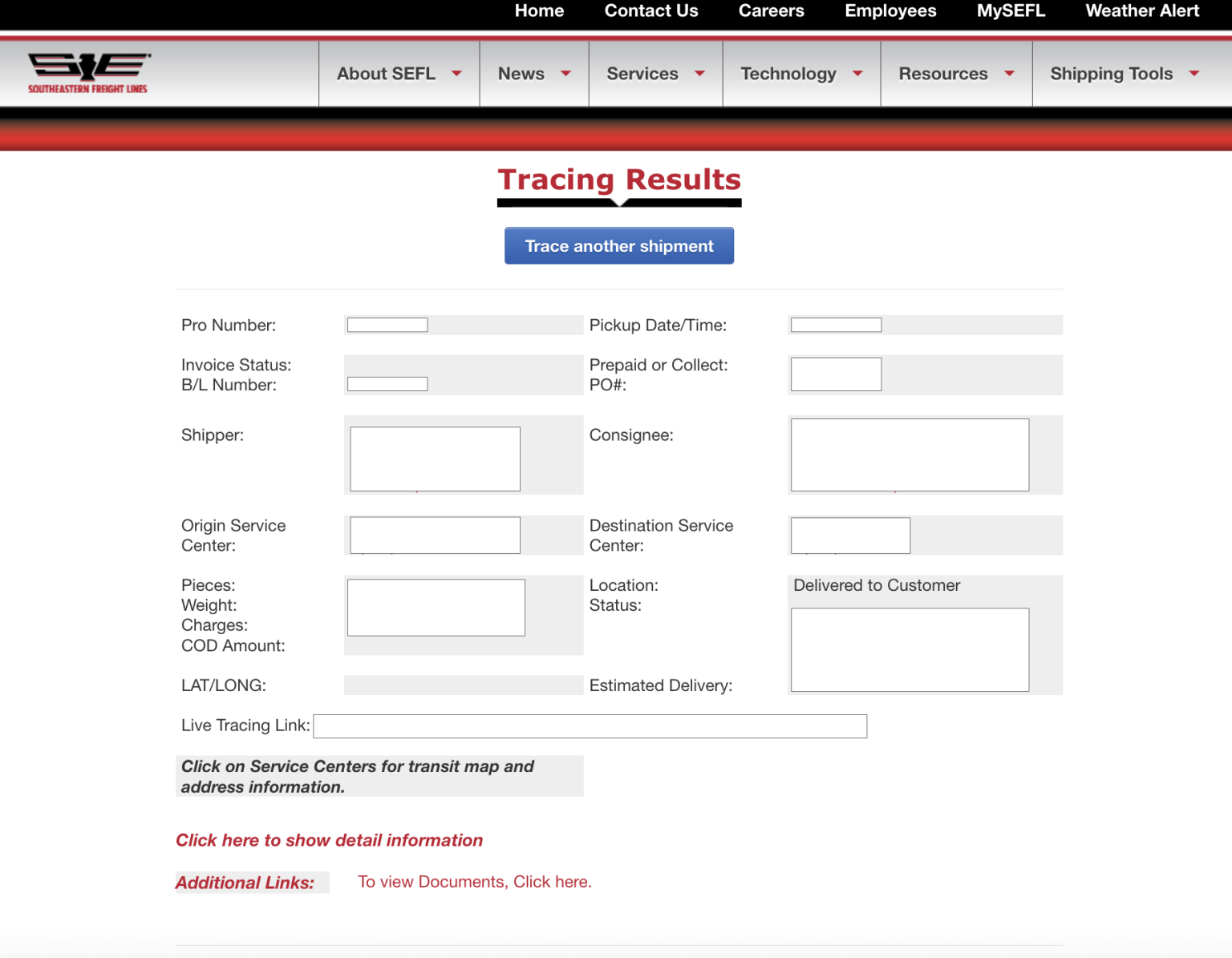 Southeastern Freight Tracking SEFL Tracking LBC TRACKING   Southeastern Freight Lines Tracking Results 1 1536x1195 