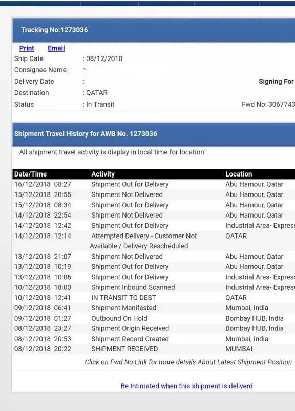 TCCS Tracking Number Example